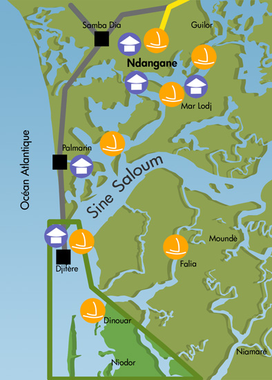 Voile-Senegal Map